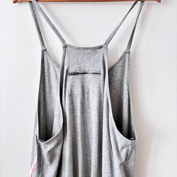 Free People Movement Hot Shot Onesie in Heather Gray - Picture 11 of 12